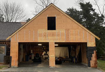 Two Bay Residential Garage Door, Home Renovation